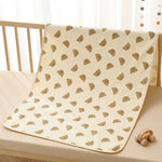 Reusable Baby Changing Mat Cover Baby Diaper Mattress Diaper for Newborn Cotton Waterproof Changing Pads Floor Play Mat