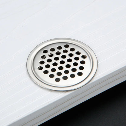 1Pc, Round Stainless Steel  Ventilation Cover, Louver Air Vent Grill Mesh Hole Cover For Wardrobe Cabinet, Furniture Accessories