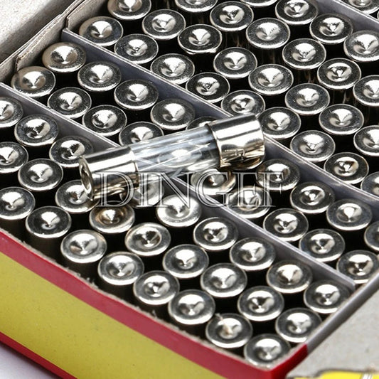 100PCS, 5*20mm 6*30mm Fast Blow Glass Tube Fuses, 5x20mm 6x30mm 250V 0.5A 1A 2A 3A 4A 5A 6A 8A 10A 15A 20A 25A 30A 0.75A AMP Fuse