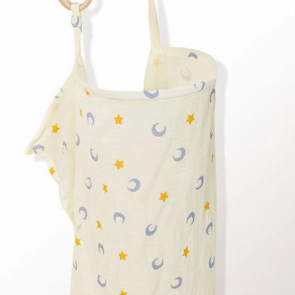 Muslin Nursing Cover for Baby Breastfeeding Breastfeeding Cover up with Arch Neckline for Women Nursing Apron Stroller Cover