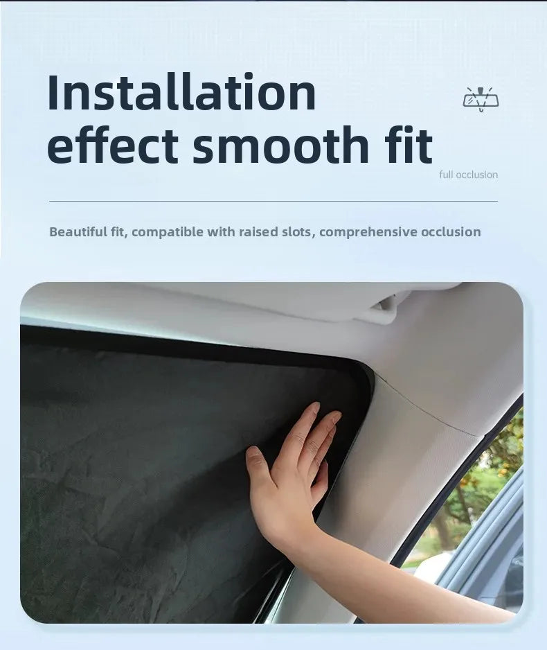 Car Window Sunshade Cover, Sun Shade, Windshield Visor Protector Windscreen Folding, Auto UV Protection Curtain Styling Accessories