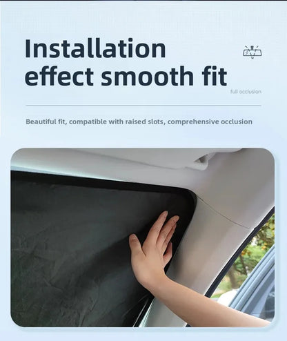 Car Window Sunshade Cover, Sun Shade, Windshield Visor Protector Windscreen Folding, Auto UV Protection Curtain Styling Accessories