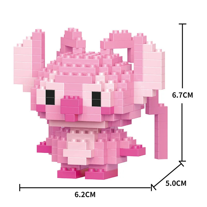 Cartoon Cool Rice Building Blocks Animal Dolls Educational Assembled Toys Ornaments Small Particles Children's Birthday Gifts