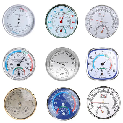3-in-1 Wall-Mounted Household Barometer Thermometer Hygrometer Weather Station Hanging Pressure hPa Gauge Air Weather Instrument