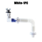 Universal Bathroom Washbasin Anti Blockage Drain Pipe Flexible Stretchable Deodorant Strainer Pipeline Accessories