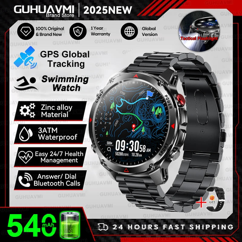New Professional GPS Sports Smart Watch, Outdoor RIDE Run GPS track Swim Watchs Compass Altimeter, 3ATM Sports Bracelets, men, ladies