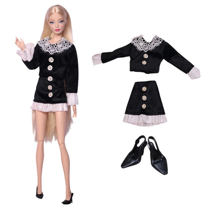 Doll Outfits For 11.5 Inch Doll, Doll Shoes, Princess 1/6 Doll Clothes, Dolls Accessories For BJD Doll Dress, DIY Gift Toy  JJ, NK