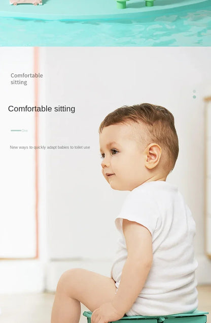 Portable Baby Boy WC Toilet Seat Baby Girl Pot Toilet Bowl Foldable Potty Training Pot Outdoor Travel Pots Child Seat Baby Potty