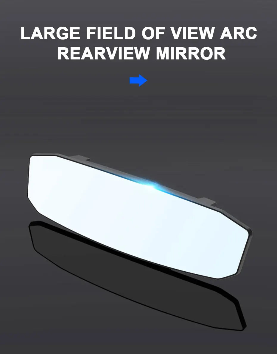 SEAMETAL Espejos de coche para bebé, espejo retrovisor interior, espejo retrovisor gran angular convexo, espejo antideslumbrante de gran visión, monitor auxiliar
