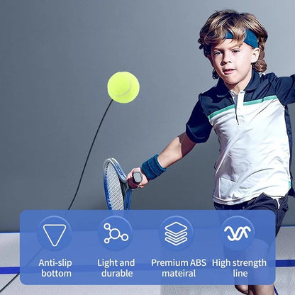 1 Set Tennis Trainer With Tennis Bounce Ball And Practice Ropes, Suitable For Indoor Outdoor Tennis Training
