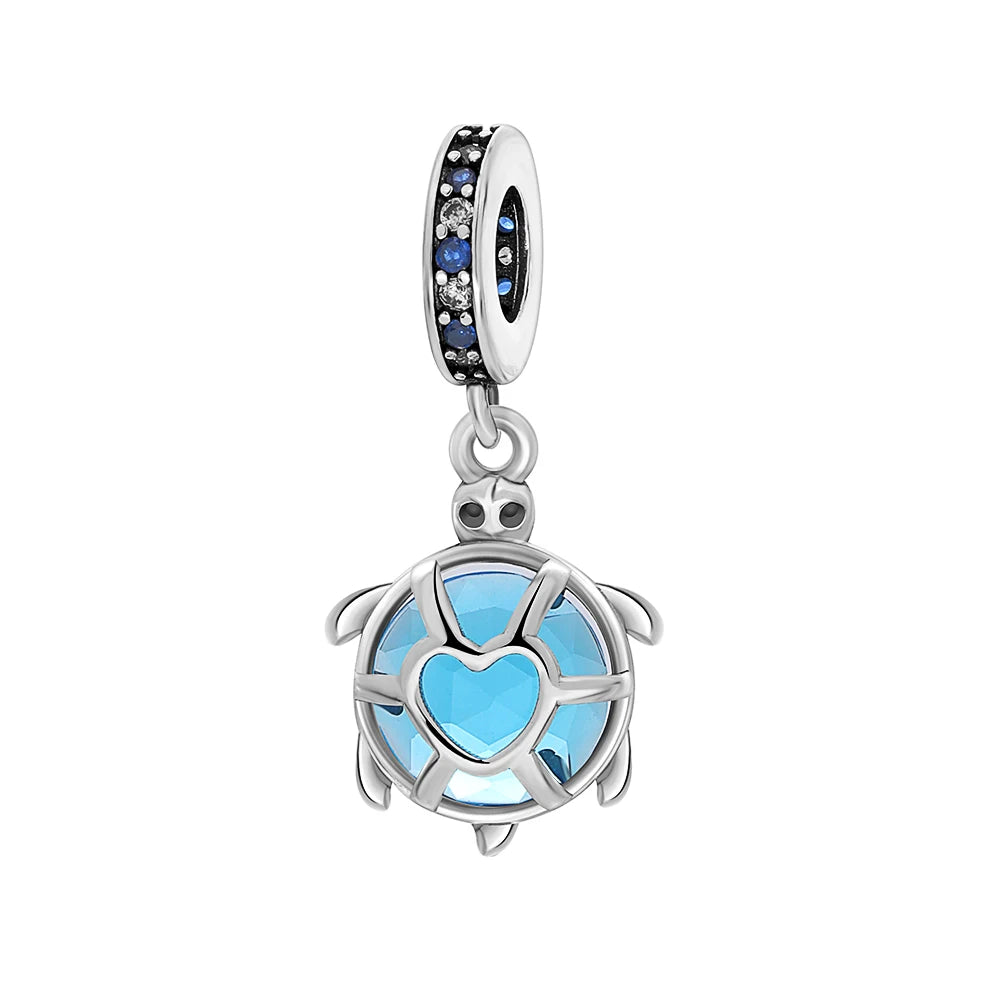 New Hot Selling Blue Pentagram, Butterfly Bead Turtle, Fish Pendant Suitable for European Original Bracelet DIY Exquisite Jewelry