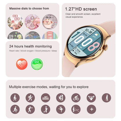 New GPS NFC Bluetooth Call Smartwatch, Women Watch, 4 mini Sports Track, Heart Rate Oximetry Monitoring Health Smartwatch For Woman