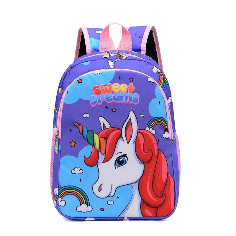 Boy Girl Cartoon Unicorn Schoolbags Large Capacity School Backpack Kindergarten Primary School Backpacks Kawaii Kids Bag