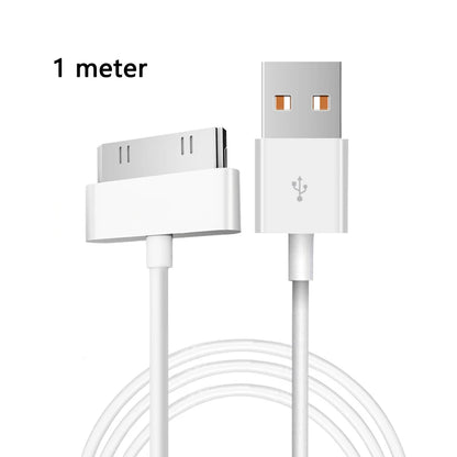 30 Pin Cord Adapter Accessories Nano Touch Charging Data Cable USB Charger for iPhone 4 4s iPad 1 2 3 iPod