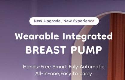 MAMIJOY Wearable Electric Breast Pump 4 Modes 36 Suction Levels Hands Free 35dB Low Noise Breast Pumps Breastfeeding EB50＆EB50D