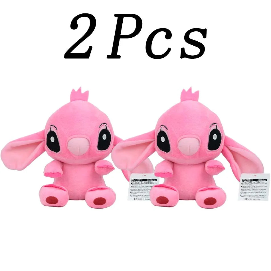 2028 New 12cm 20cm 25cm Stitch Stuffed Plush Models Cartoon Stuffed Plush Dolls Anime Plush Baby Toys Kawaii Kids Birthday Gifts