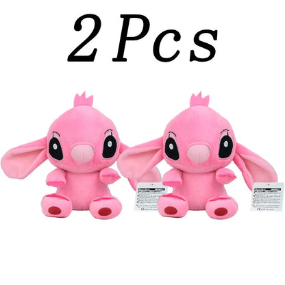 2028 New 12cm 20cm 25cm Stitch Stuffed Plush Models Cartoon Stuffed Plush Dolls Anime Plush Baby Toys Kawaii Kids Birthday Gifts