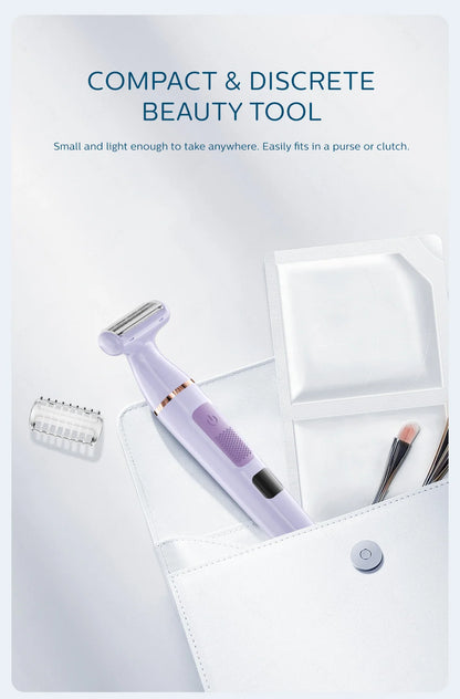 ENCHEN A1 Hair Trimmer For Lady Wet&Dry Suitable For The Whole Body Type-C Fast Charge 3-IN-1 Smooth Painless Detachable Blade
