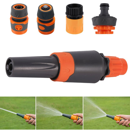 High Pressure Water Gun, Direct Spray Nozzle, Adjustable Watering Gun, Garden Irrigation Sprinkler, Car Washing Cleaning Water Gun