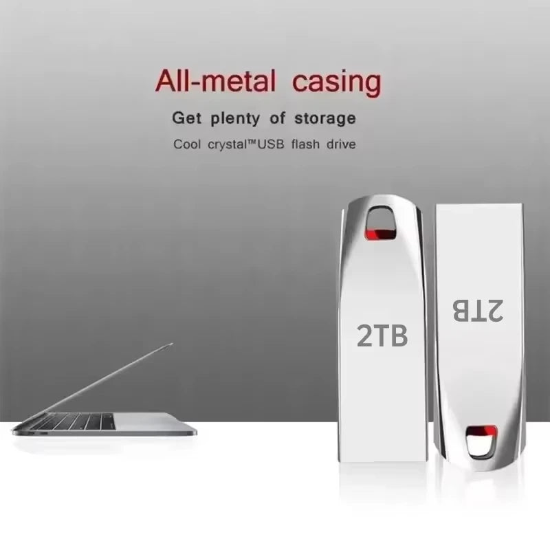 2TB USB3.2 Flash Drive High Speed Type-C U Disk Large Capacity  Waterproof  Portable Memoria  Usb Flash Disk ﻿2TB 1TB 512GB New