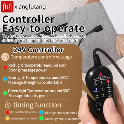 Red Light Heating Hip Protector with Hip Massager  Relieves Hip Pain   Promotes Blood Circulation  Muscle Relaxation