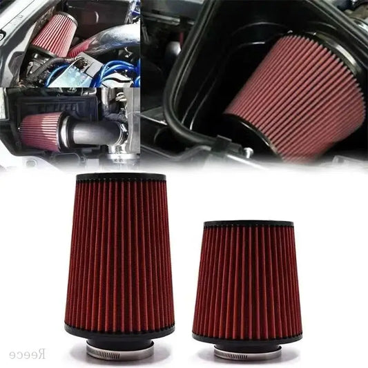 Car Mushroom Head Universal High Flow Intake Air Filter 102mm 89mm 76mm 3 3.5 4 Inch Cone Tapered Air filters for K&N 14084-2