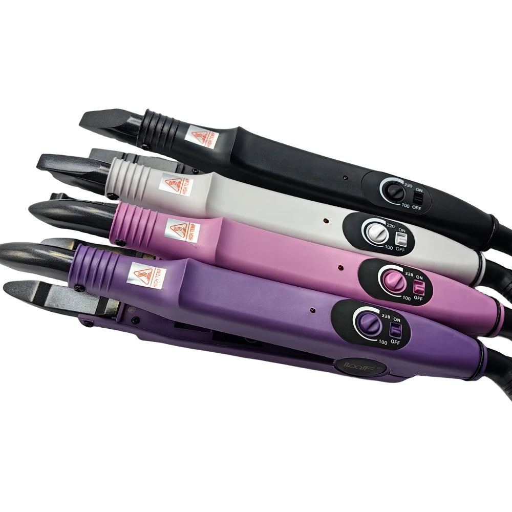 Loof Professional Nueva Tenacilla de Fusión para Extensiones de Cabello con Temperatura Ajustable hasta 220℃, Mini Punta Calentadora Inteligente, Herramienta de Unión de Queratina
