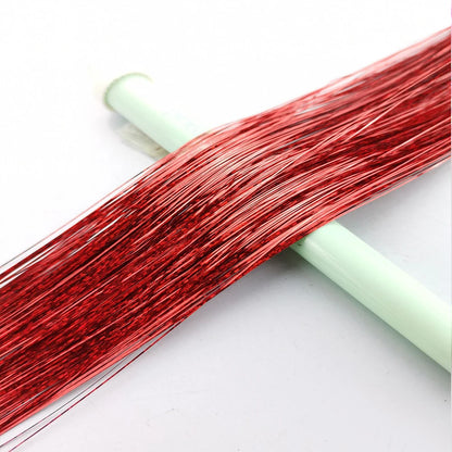 36/48Inch, Sparkle Hair Tinsel Rainbow Colored Strands, Girls Headwear, Hair Laser, False Hair Extensions, Decor Glitter