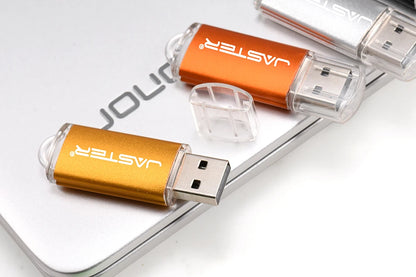 JASTER High-speed USB 2.0 Flash Drive Mini Plastic Pendrive 128MB 4GB 16GB 32GB 64GB 128GB with Keychain Memory Stick Pen Drive