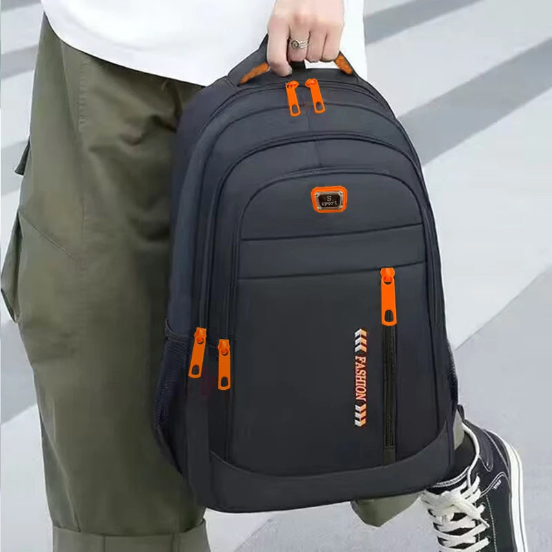 Ladies' backpack, female Korean version, trendy large capacity, high school, middle school, student backpack, travel bag, computer