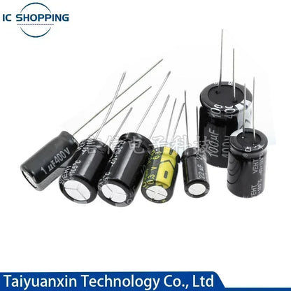 100V 160V 200V 250V 400V 450V Aluminum Electrolytic Capacitor, 1 2.2 3.3 4.7 10 22 33 47 68 100 120 150 220UF 330 470 1000 2200UF