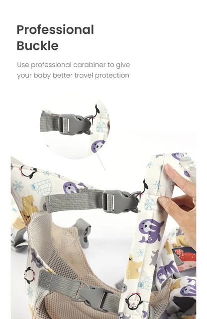 PANGDUBE Ergonomic Baby Carrier Kangaroo Baby Sling Newborn Wrap for Outdoor Use Comfortable Infant Carrier for Babies & Toddlers