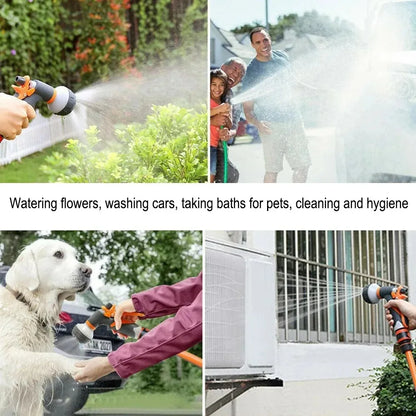 Watering gun, sprinkler head, garden watering tool, vegetable watering, gardening, household water pipe, hose