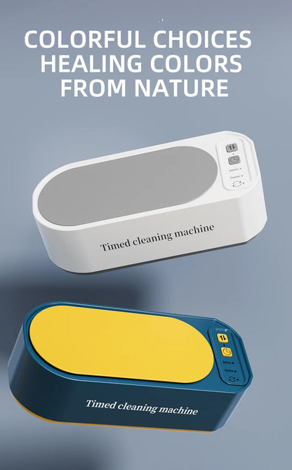 Ultrasonic Glasses Cleaner, 50KHz Contact Lens Cleaner, Household Timer Jewelry Toothbrush Cleaner, Brush Dentures, New MIJIA