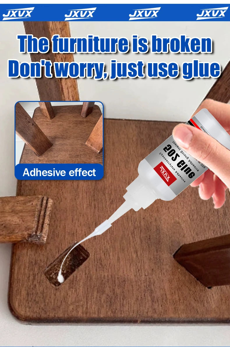 50/20g Multi-purpose 502 Instant Strong Super Glue Universal Superglue Mighty Instant Glue for Resin Ceramic Metal Glass Fast Dry