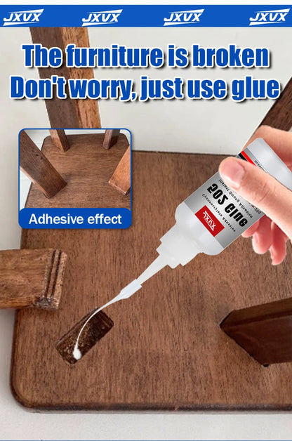 50/20g Multi-purpose 502 Instant Strong Super Glue Universal Superglue Mighty Instant Glue for Resin Ceramic Metal Glass Fast Dry
