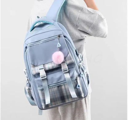 Backpack Lovely Capybara Print Women Laptop Computer Large Capacity School Backpacks for Girls Teenage Packsack 4 Color Gift