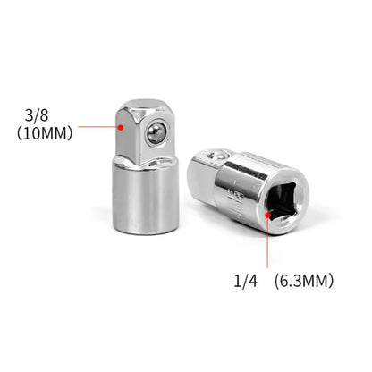 1 Pcs 1/4 3/8 1/2 Ratchet Wrench Socket Adapter Converter Drive Reducer Air Impact Wrench Adapter Repair Hand Tools