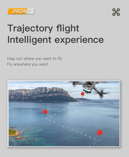 Drone, 4K Professional Camera 8K GPS HD Aerial Photography Dual-Camera Omnidirectional Obstacle Avoidance Drone, Camera Drone