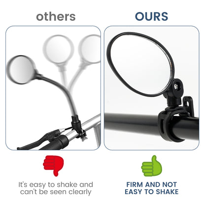 2Pcs, Car Rearview Mirrors, 360° Blind Spot Mirror, Adjustable Rotatable Convex Wide-angle Clear Rearview Safety Mirror Accessories