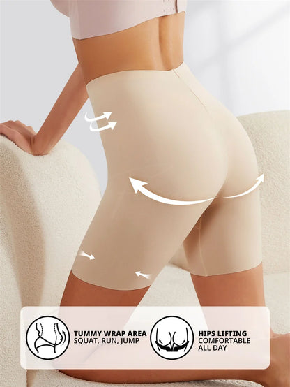 Flarixa High Waist Safety Shorts Anti Light for Women Anti Chafing Boxers Underwear Protective Panties Under Dress Cycling Pants