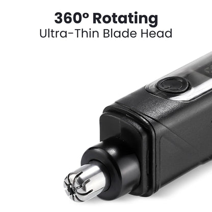 Electric Nose Hair Trimmer For Men Women, High Speed Motor Hair Remover, Lips Eyebrows Razor R Type Cutter Head Trimmer for Nose