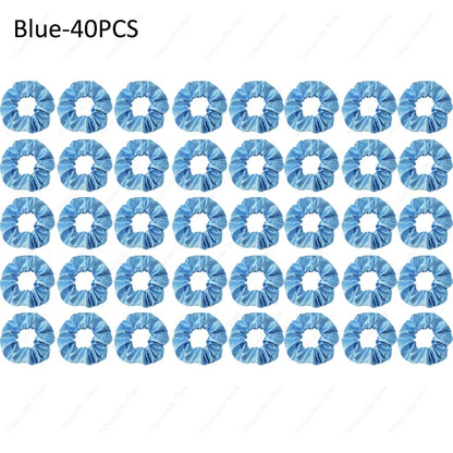 LED Luminous Scrunchies Hairband Women Glowing Elastic Hair Tie Hair Rope Girl Glow in the Dark Party Supplies Hair Accessory