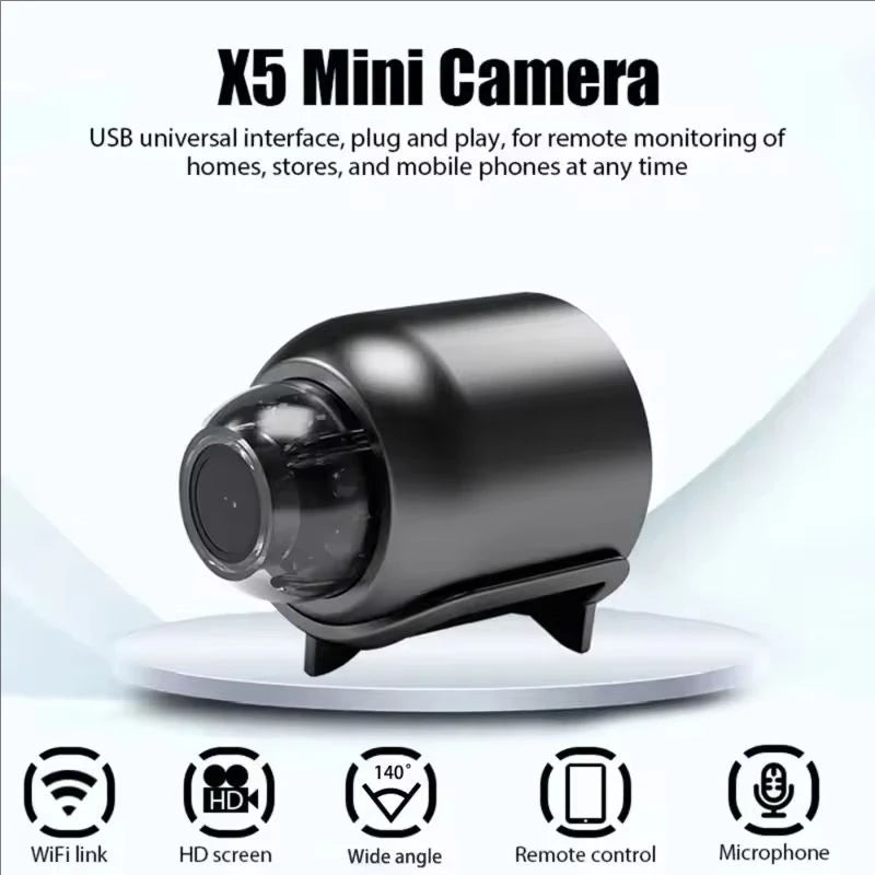 2.4G WiFi Camera Small Remote Monitoring Wireless Survival Camera Home Security Small Night Vision Network Camera