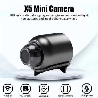 2.4G WiFi Camera Small Remote Monitoring Wireless Survival Camera Home Security Small Night Vision Network Camera