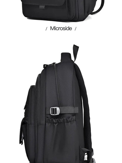 A Multi-layer Waterproof and Stylish Oxford Backpack, Large-capacity Simple Commuter Out-of-town Student Backpack