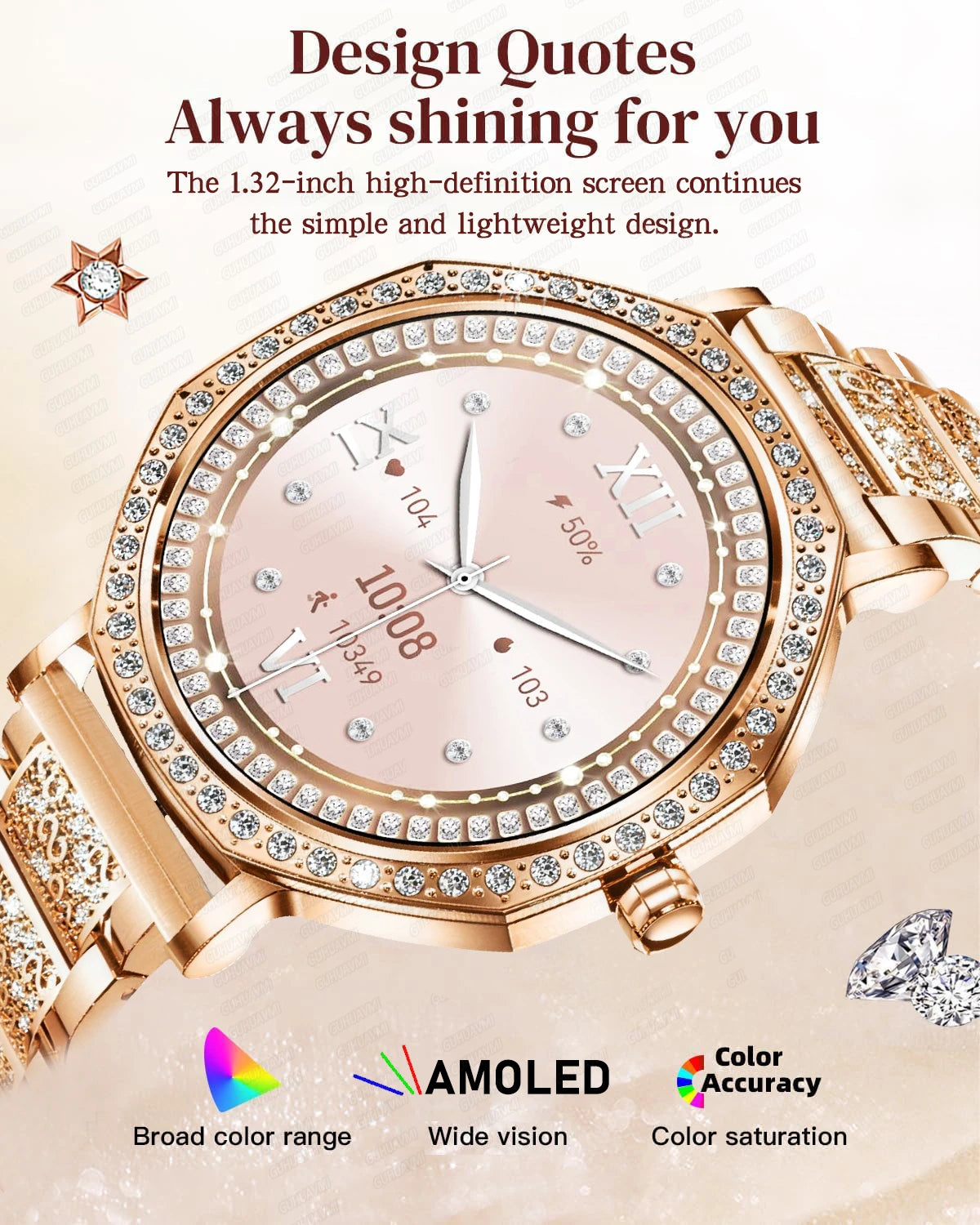 2026 Ultra Thin Women Smart Watch Screen Always Display Time Sports Bracelet Bluetooth Call Fashion Smartwatch Ladies Best Gift