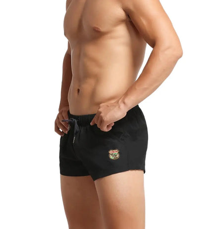 Men's Summer Beach Shorts, Swimwear Trunks Board Short Pants, Male Gym Shorts, Swim Surf Fitness Quick Dry Shorts, SEOBEAN