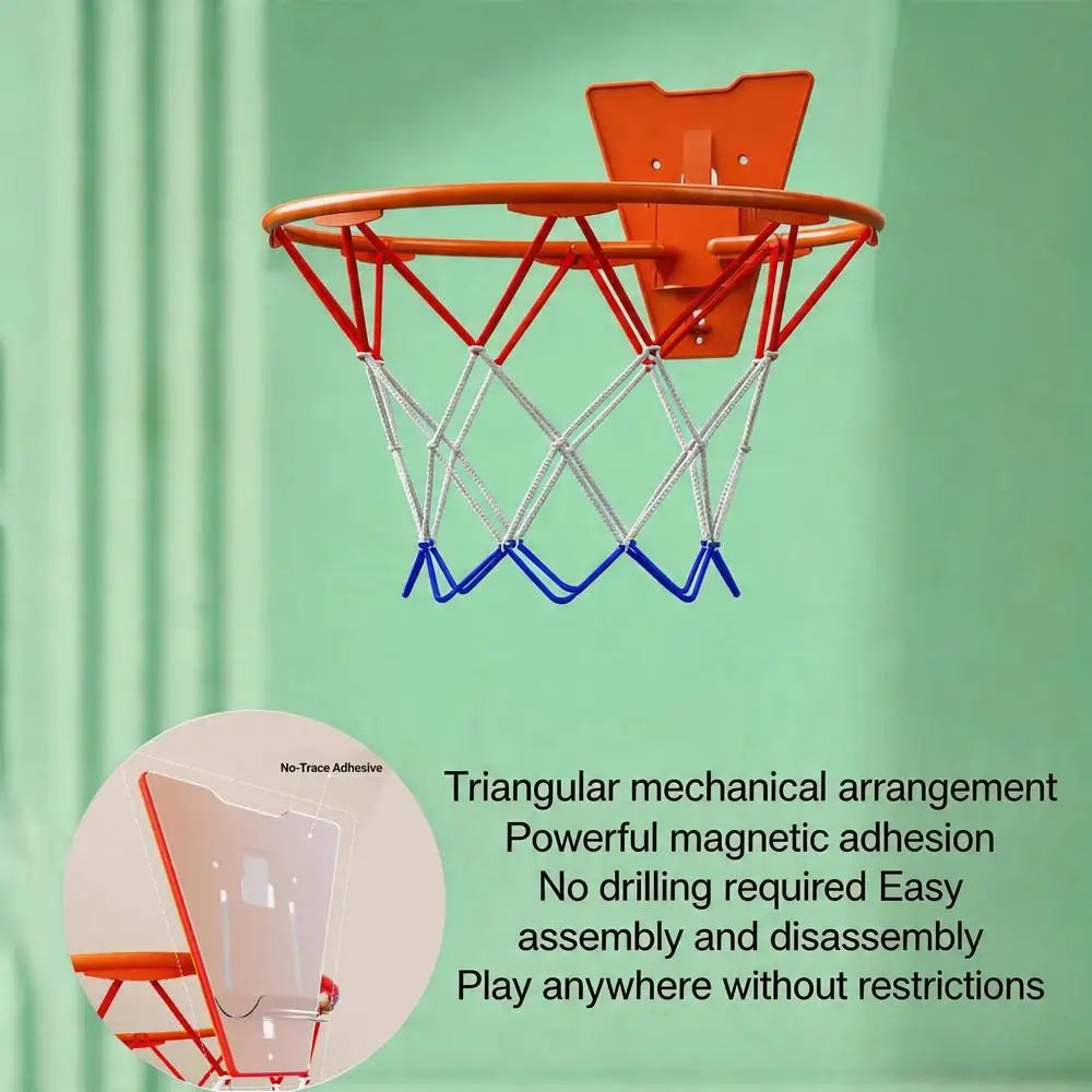 Silent Foam Basketball Hoop Set | Soft, High-Rebound PU Material | Indoor Silent Training Ball