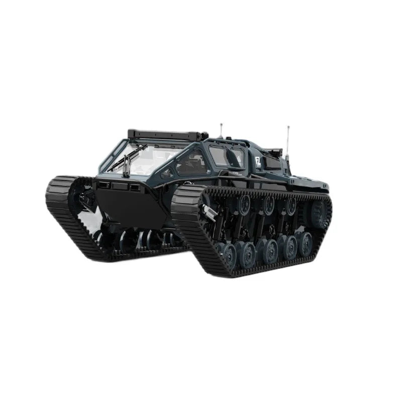 2.4G JJRC C8812 Full Scale Tracked RC Tank, Remote Control Tank With 360° Rotation Drift, RC Model Off-Road Vehicle, Children Gift